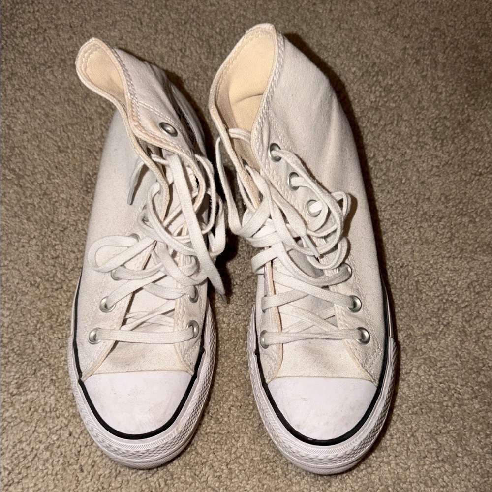 Women’s Platform Converse - White - image 1